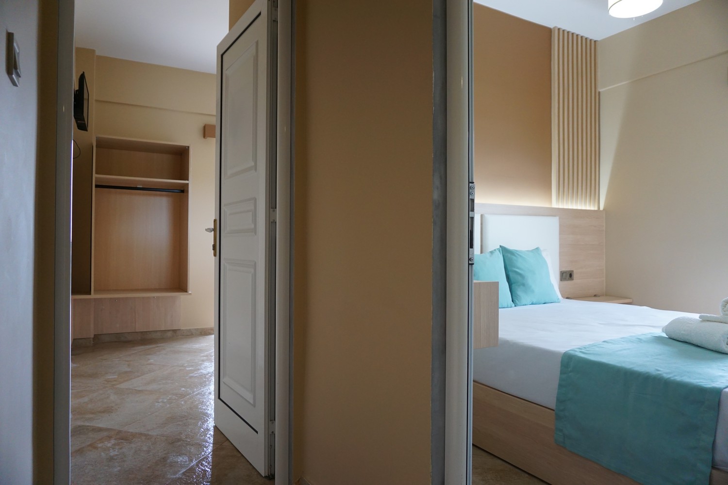 Two bedroom apartment pool view on floor